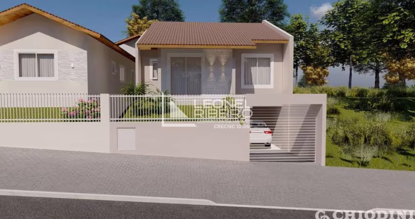 Casa com 2 dormitórios à venda, 68,44 m² no bairro Araponguinhas em Timbó - SC