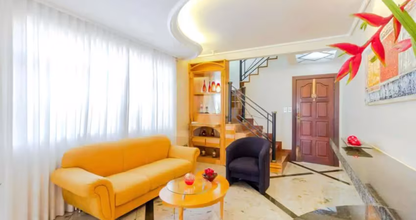 Cobertura à venda, 4 quartos, 2 suítes, 2 vagas, sagrada família - belo horizonte/mg