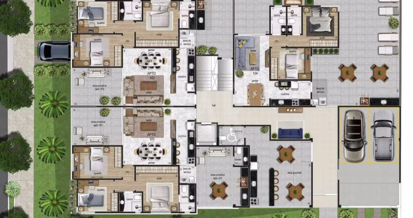 Apartamento à venda, 2 quartos, 1 suíte, 2 vagas, Itapoã - Belo Horizonte/MG