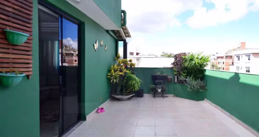 Cobertura à venda, 5 quartos, 2 suítes, 2 vagas, santa amélia - belo horizonte/mg