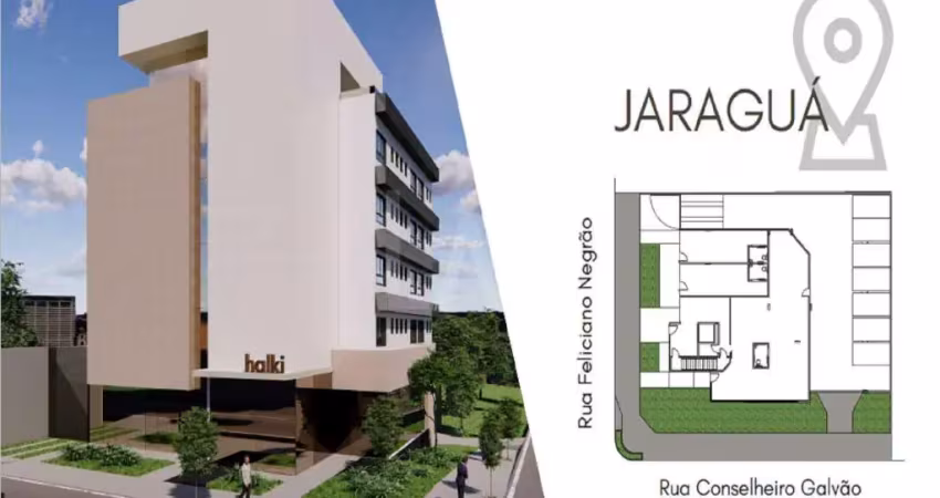 Flat à venda, 1 quarto, 1 suíte, 1 vaga, Santa Rosa - Belo Horizonte/MG