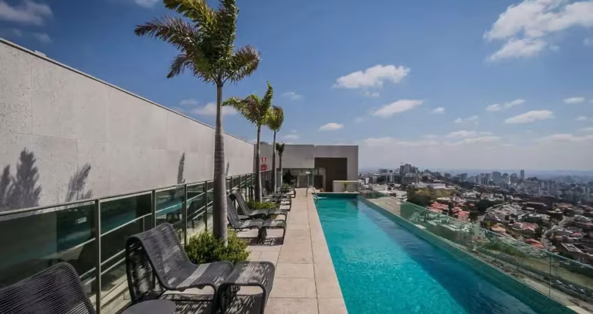 Apartamentos de 1 e 2 quartos com roftoop na raja gabaglia