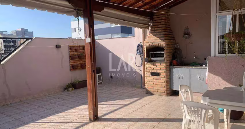 Cobertura à venda, 4 quartos, 2 suítes, 3 vagas, santa inês - belo horizonte/mg
