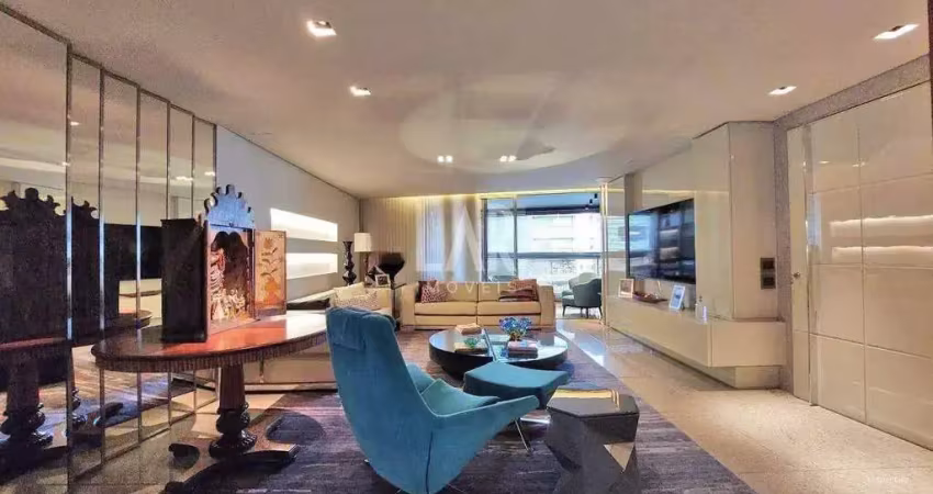 Apartamento à venda, 4 quartos, 3 suítes, 5 vagas, Savassi - Belo Horizonte/MG