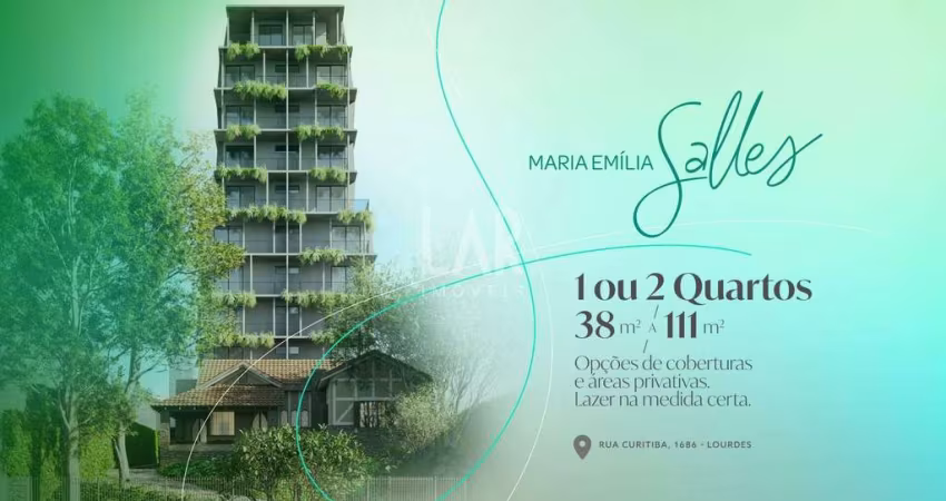 Apartamento à venda, 1 quarto, Lourdes - Belo Horizonte/MG
