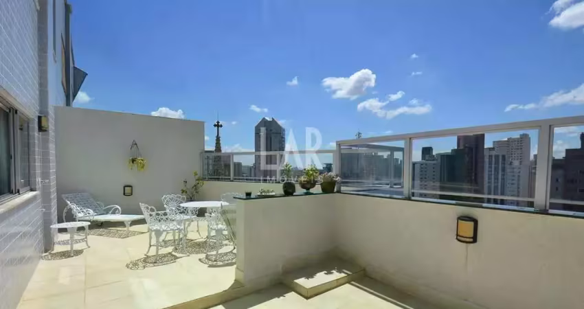 Cobertura à venda, 3 quartos, 1 suíte, 2 vagas, lourdes - belo horizonte/mg