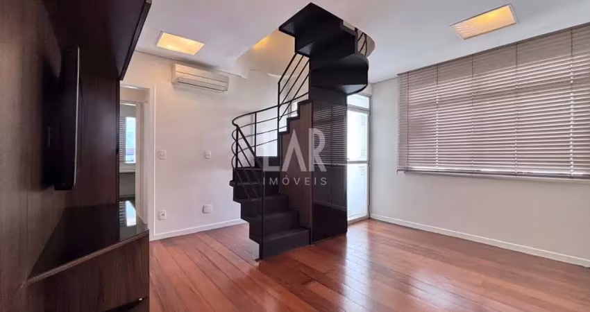 Cobertura à venda, 2 quartos, 1 suíte, 1 vaga, funcionários - belo horizonte/mg