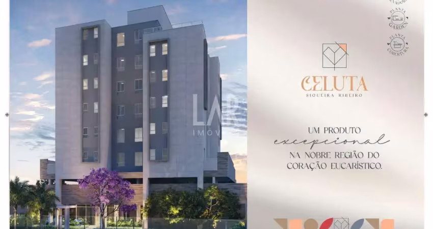 Apartamento à venda, 2 quartos, 1 suíte, 1 vaga, coração eucarístico - belo horizonte/mg