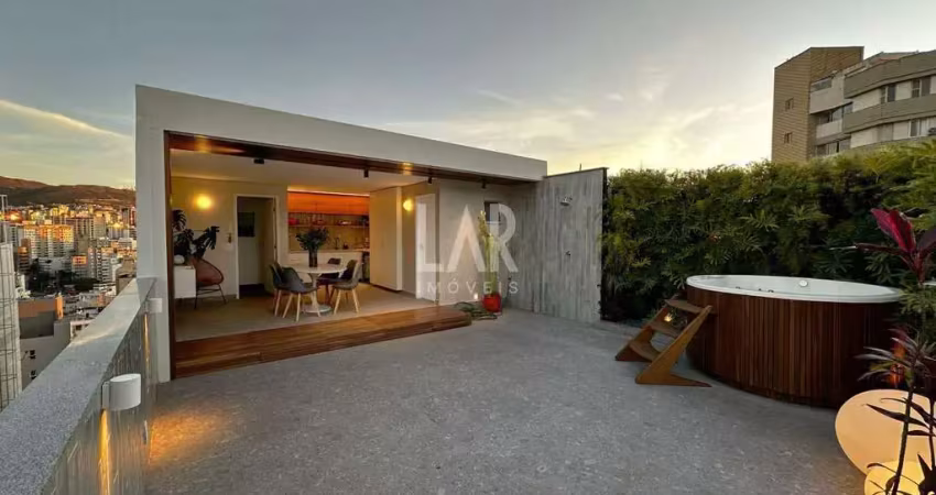 Cobertura à venda, 2 quartos, 1 vaga, serra - belo horizonte/mg