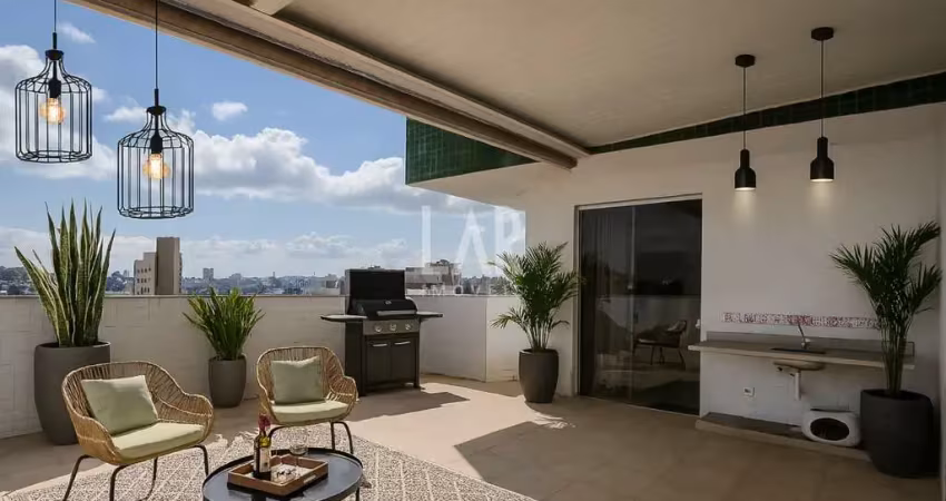 Cobertura para aluguel, 4 quartos, 1 suíte, 4 vagas, nova suíssa - belo horizonte/mg