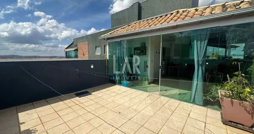Cobertura para aluguel, 3 quartos, 1 suíte, 2 vagas, santa branca - belo horizonte/mg