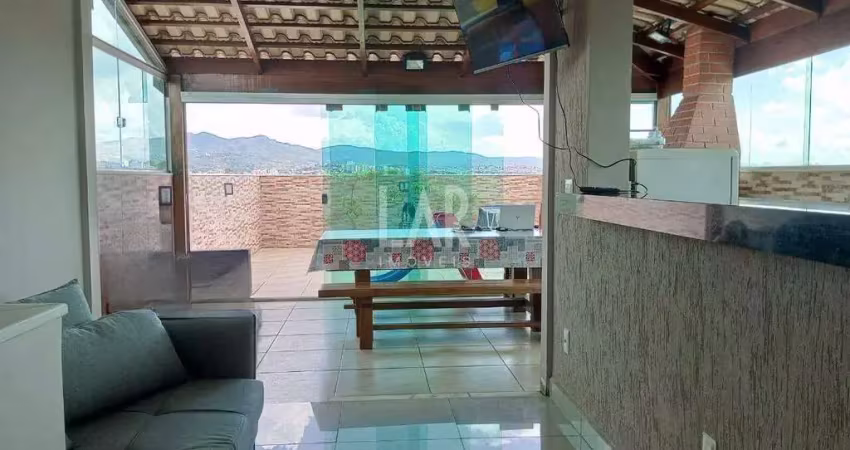 Cobertura à venda, 3 quartos, 1 suíte, 2 vagas, jardim américa - belo horizonte/mg