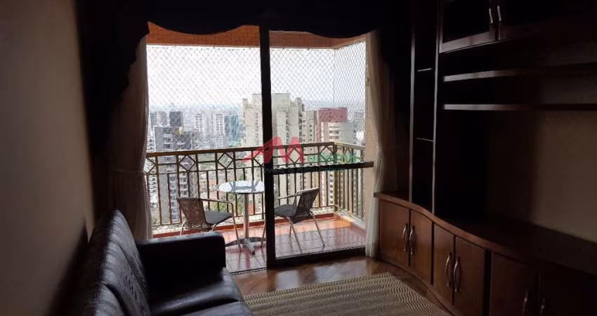 Apartamento espaçoso em Vila Bastos - Santo André: 100m², 3 quartos e 1 suíte para venda ou locação por R$4.850