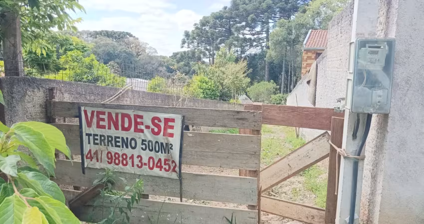 Excelente terreno disponível para venda no bairro itaqui de cima, em campo largo, paraná. com uma área total de 500 metros quadrados, este terreno oferece uma ótima oportunidade para construir a casa 