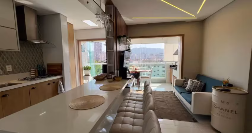 Apartamento de 2 dormitórios 74m² no gonzaga com lazer completo