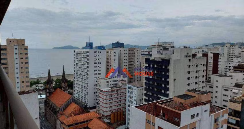 Apartamento com 3 DORM.- 3 SUÍTES à venda, 210 m² por R$ 2.800.000 - Embaré - Santos/SP