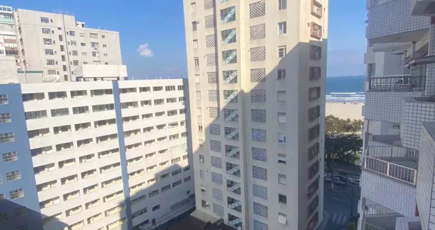 Apartamento 2 quartos sacada vista mar bairro gonzaga santos