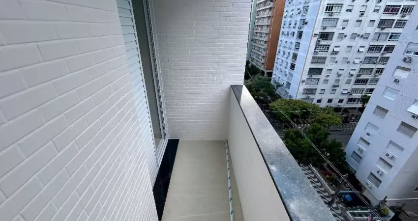 Apartamento 1 quarto reformado bairro gonzaga em santos - sp