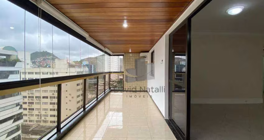 Apartamento com 4 dormitórios à venda, 168 m² por r$ 1.800.000,00 - praia do canto - vitória/es