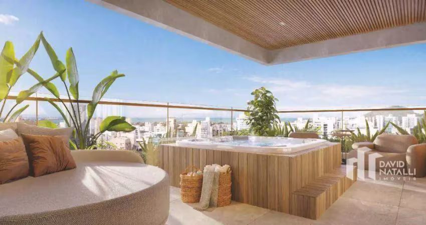 240,80m², 4 suítes, apartamento garden na praia do canto
