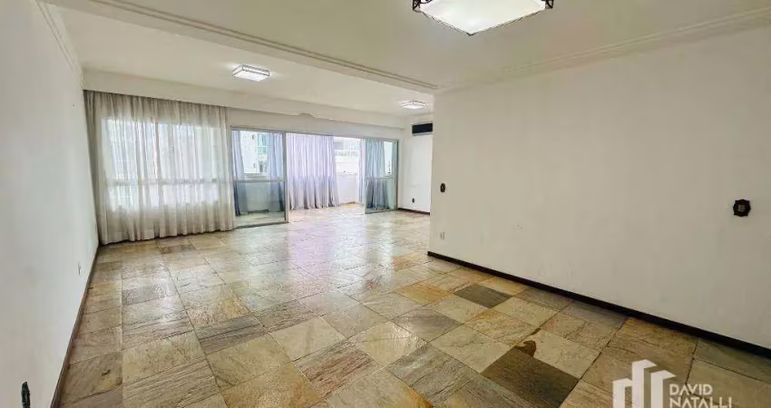 Apartamento com 4 dormitórios para alugar, 180 m² por r$ 8.600,00/mês - praia do canto - vitória/es