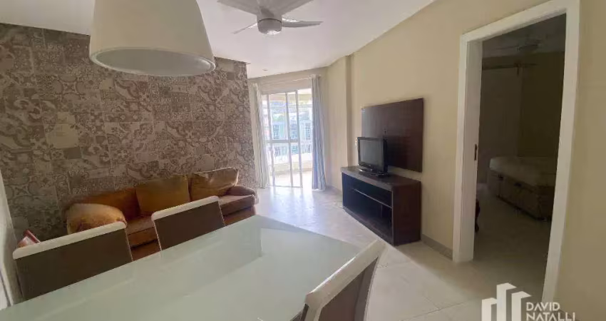 Apartamento com 1 dormitório para alugar, 50 m² por r$ 3.312,70/mês - praia do canto - vitória/es