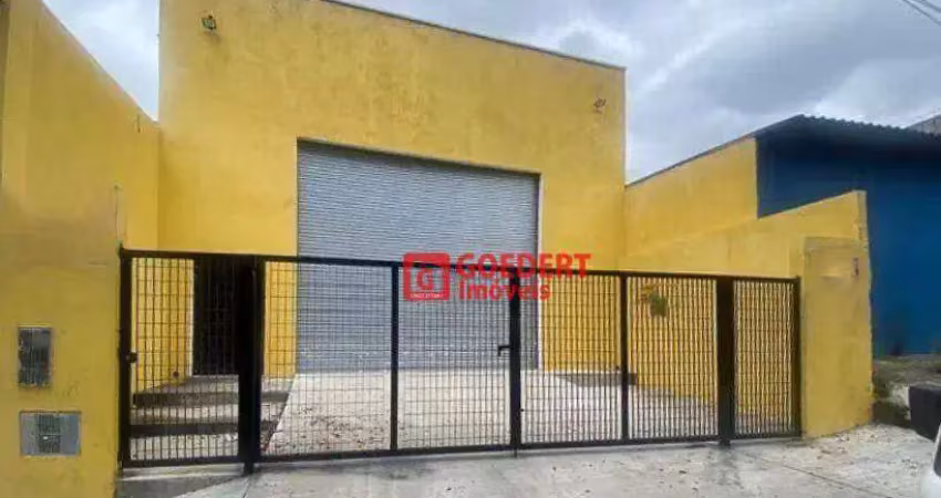 Galpão para alugar, 210 m² por r$ 8.500,00/mês - cidade jardim cumbica - guarulhos/sp