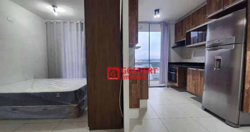 Studio com 1 dormitório para alugar, 38 m² por r$ 2.503,04/mês - vila augusta - guarulhos/sp
