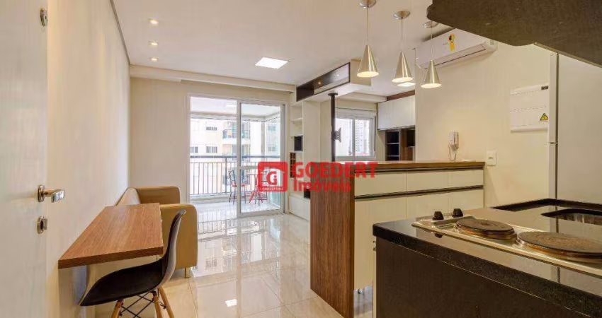 Apartamento Studio Condomínio Cidade Maia com 1 dormitório para alugar, 38 m² por R$ 3.053/mês - Jardim Flor da Montanha - Guarulhos/SP