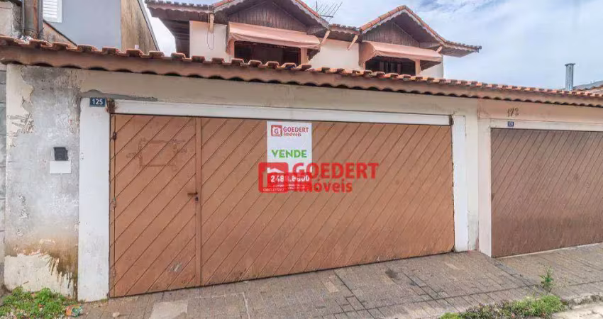 Sobrado com 3 dormitórios à venda, 196 m² por r$ 580.000,00 - cidade jardim cumbica - guarulhos/sp