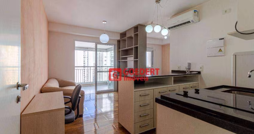 Apartamento Studio Condomínio Cidade Maia com 1 dormitório para alugar, 38 m² por R$ 2.950/mês - Jardim Flor da Montanha - Guarulhos/SP