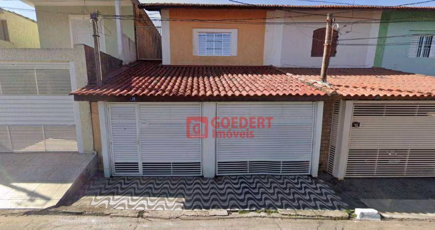Sobrado com 3 dormitórios para alugar, 150 m² por R$ 2.946,00/mês - Jardim Monte Carmelo - Guarulhos/SP