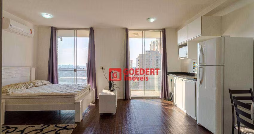Apartamento Studio Condomínio First com 1 dormitório para alugar, 36 m² por R$ 2.513/mês - Vila Augusta - Guarulhos/SP