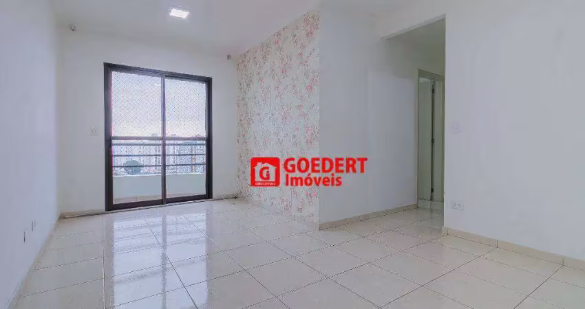 Apartamento Condomínio Ville Mediterraneé com 3 dormitórios para alugar, 75 m² por R$ 3.525/mês - Vila Augusta - Guarulhos/SP