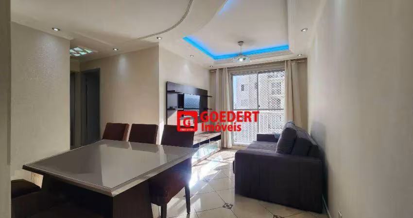Apartamento condomínio bem viver com 3 dormitórios para alugar, 68 m² por r$ 3.151/mês - vila das bandeiras - guarulhos/sp