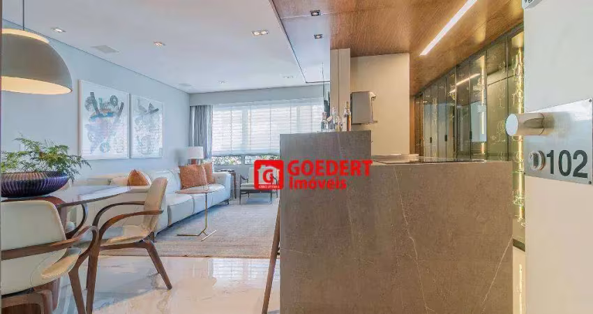 Apartamento condomínio george v residence com 1 dormitório à venda, 66 m² por r$ 1.500.000 - jardins - são paulo/sp