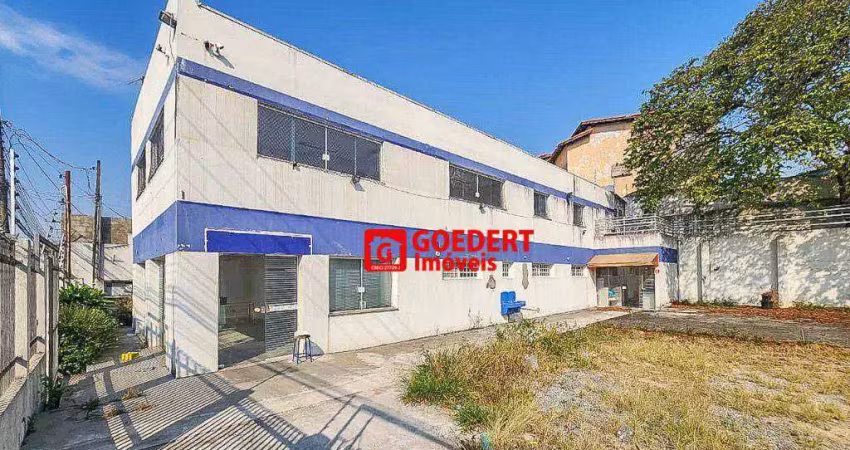 Prédio com 2 pavimentos e com pátio de estacionamento para alugar, 750 m² por r$ 15.750/mês - cidade jardim cumbica - guarulhos/sp