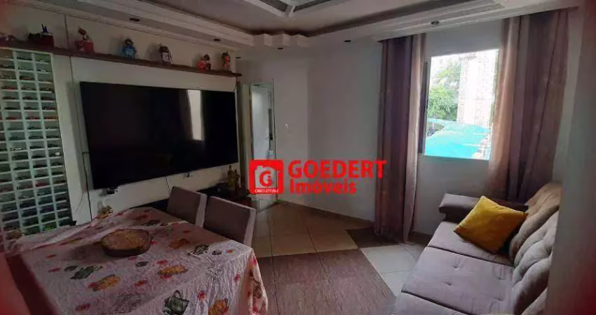 Apartamento com 2 dormitórios à venda, 46 m² por r$ 220.000 - parque uirapuru - guarulhos/sp