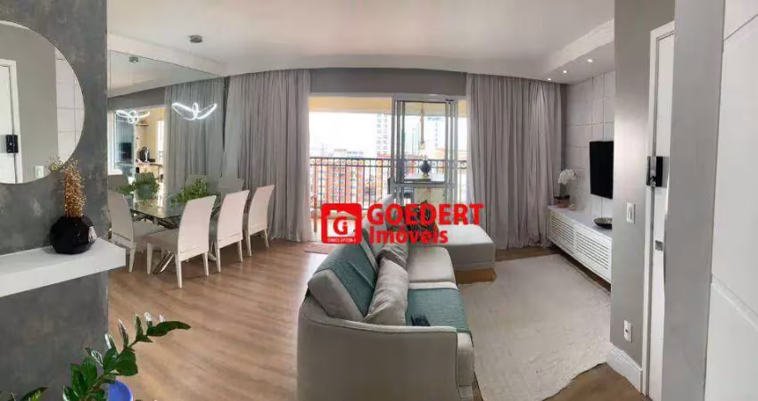 Apartamento condomínio trilhas do bosque com 3 dormitórios à venda, 94 m² por r$ 978.000 - centro - guarulhos/sp