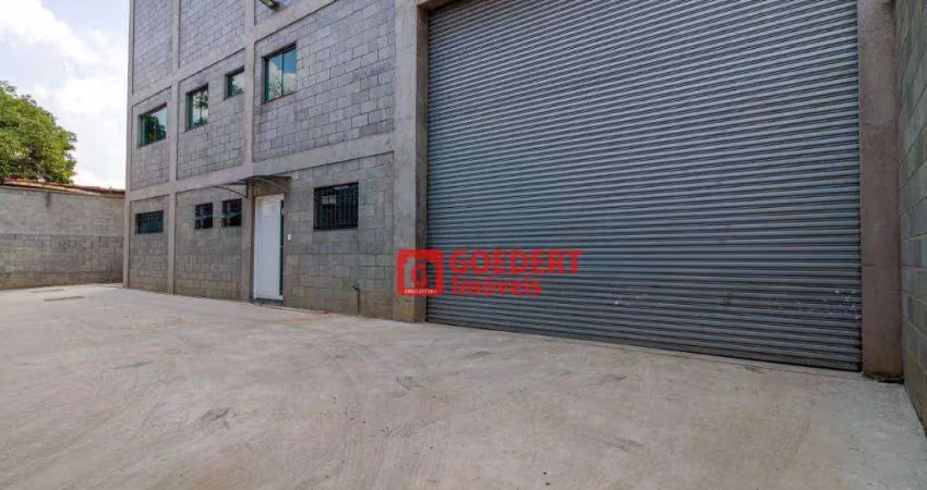 Galpão para alugar, 496 m² por r$ 15.000,00/mês - vila nova bonsucesso - guarulhos/sp