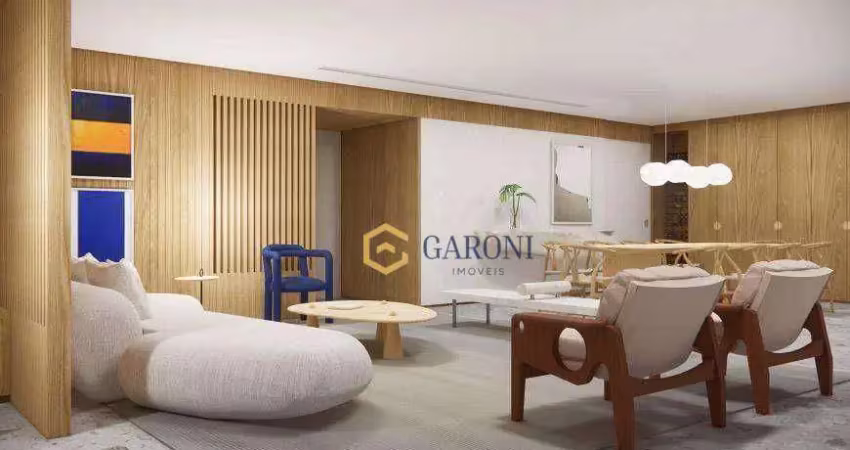 Apartamento com 4 dormitórios/suítes à venda, 210 m² por r$ 4.400.000 - campo belo - são paulo/sp