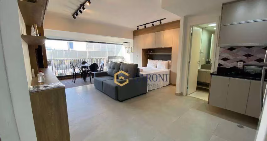 Venda de apartamento com 41m² mobiliado com uma vaga de garagem Bela Vista SP
