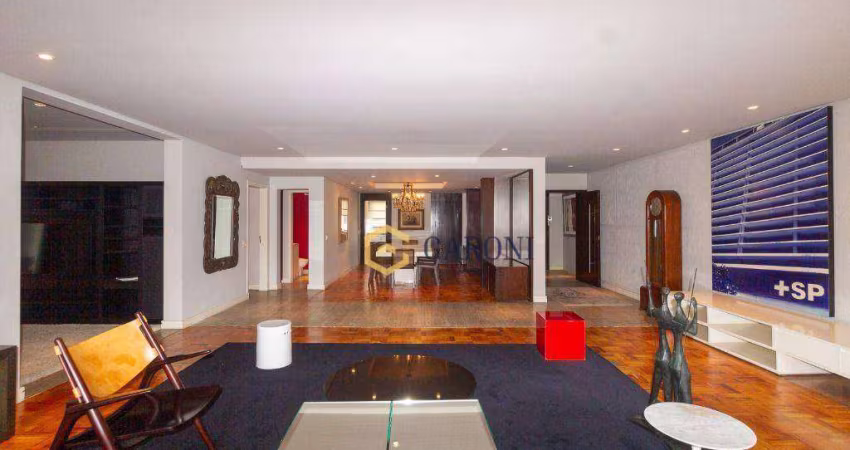 Apartamento com 2 dormitórios para alugar, 250 m²  - Cerqueira César - São Paulo/SP