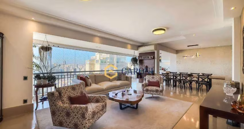 Apartamento com 4 dormitórios à venda, 172 m² - vila romana - são paulo/sp