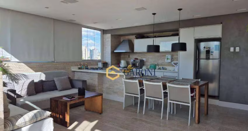 Apartamento tipo cobertura à venda 246m² três suítes, seis vagas, condomínio clube, lapa sp