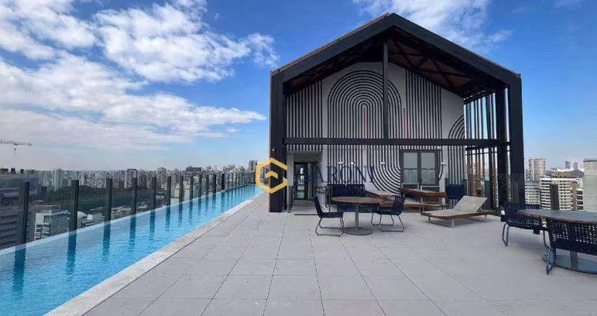 Apartamento à venda e locação com 1 quarto em perdizes