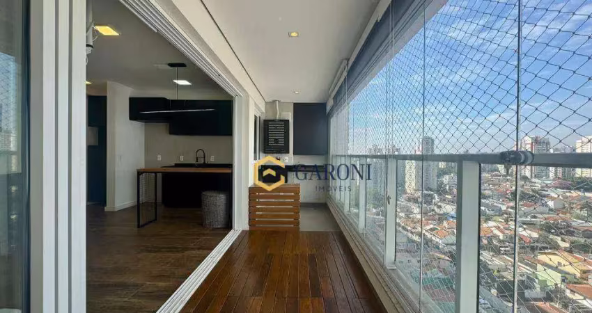 Lindo studio com 41 metros para locação ou venda no condomínio audace, avenida imperatriz leopoldina