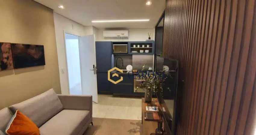 Locação de apartamento mobiliado com 46m² um quarto e uma vaga em pinheiros sp