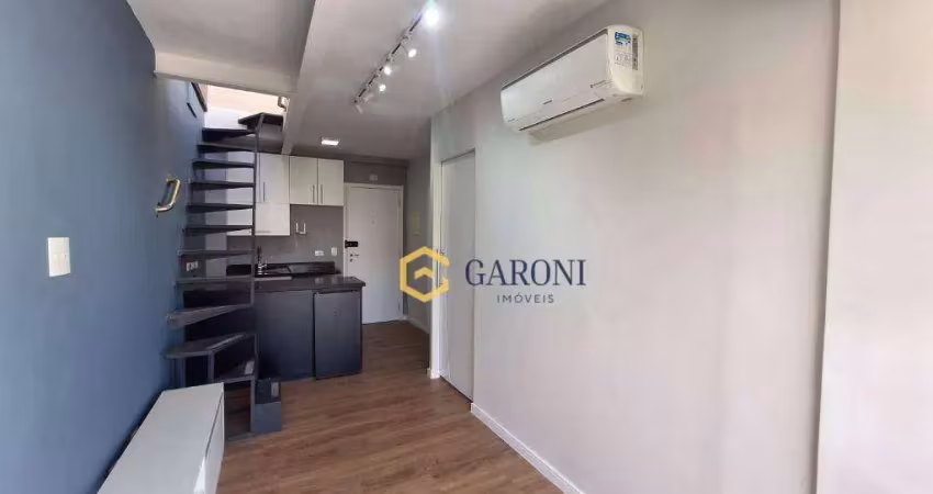 Apartamento duplex com 1 dormitório à venda, 59 m² - morumbi - são paulo/sp