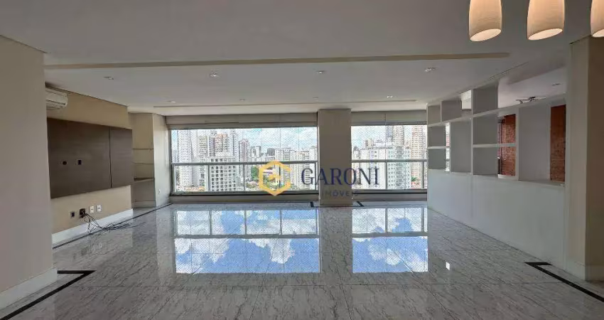 Apartamento com 161 m2 - 3 suítes - 3 vagas e depósito na vila romana  - venda.
